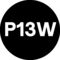 Lámpara P13W