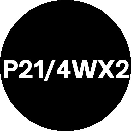 Lámpara P21/4Wx2
