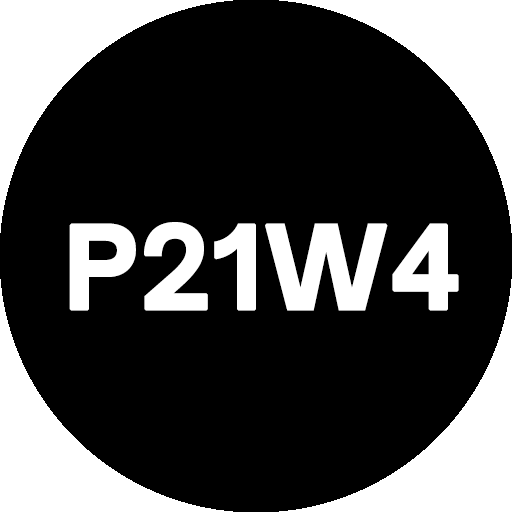 Lámpara P21W4