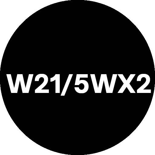 Lámpara W21/5Wx2