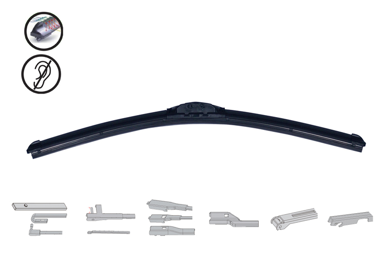 Acceder a la pieza LIMPIAPARABRISA GRAFITO FLEXIBLE 43CM 17 pulgadas 1 UNIDAD