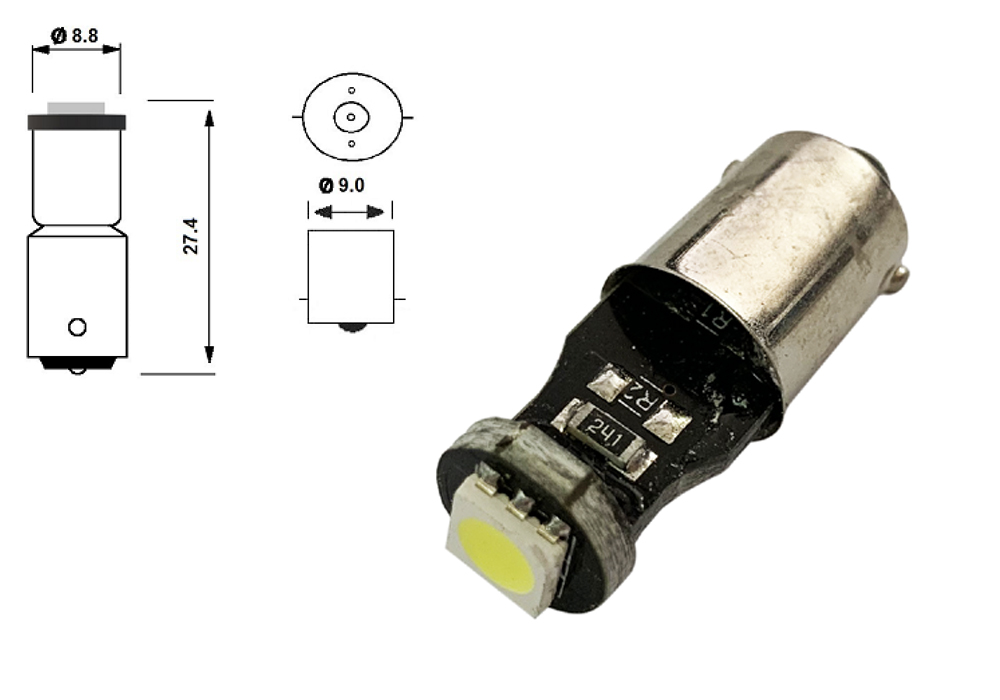 Acceder a la pieza LAMPARAS LED CANBUS TUBULAR 12V BLISTER 2 UDS.