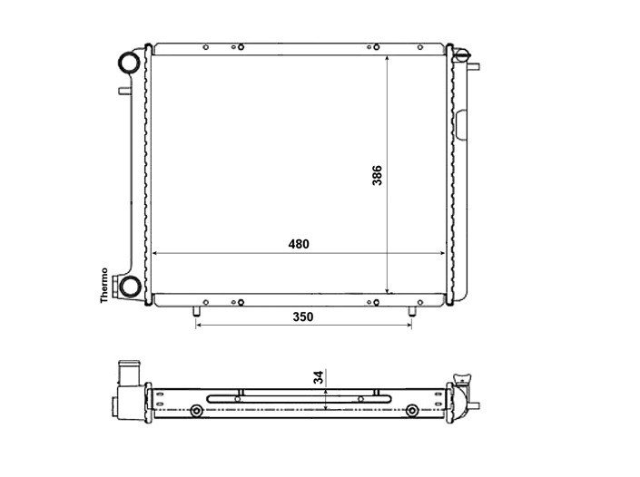 Acceder a la pieza Radiador 1.9L Diésel