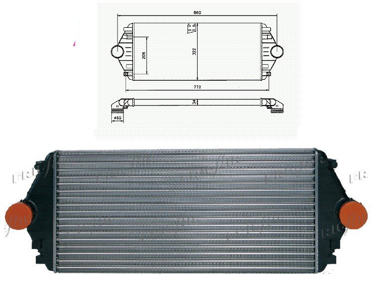 Acceder a la pieza Refrigerador intercambiador aire turbo