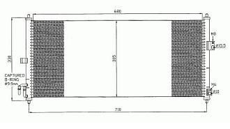 Acceder a la pieza Condensador de climatización