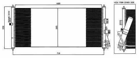 Acceder a la pieza Condensador de climatización