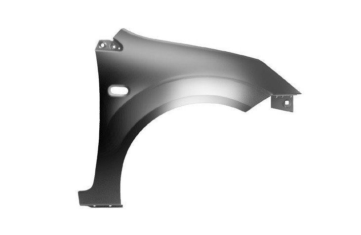 Acceder a la pieza Aleta delantera derecha + agujero