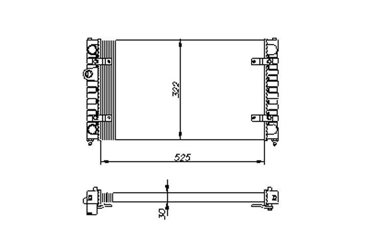 Radiador 1.4L - 1,4iL - 1.6L -1,6iL SEAT CORDOBA  pour SEAT CORDOBA Radiador 1.4L - 1,4iL - 1.6L -1,6iL SEAT CORDOBA  pour SEAT CORDOBA
