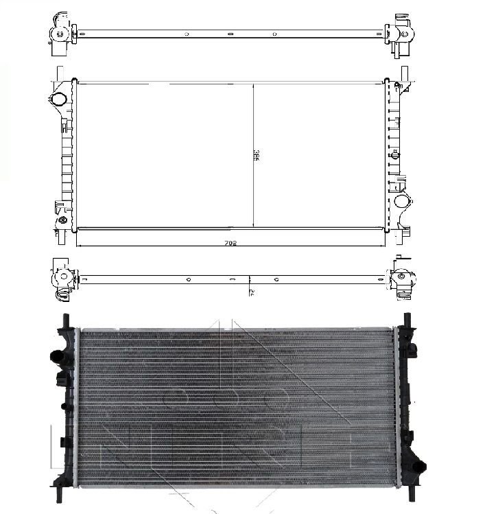 Acceder a la pieza Radiador 1,8L16v - 1,8L Di/TDCi