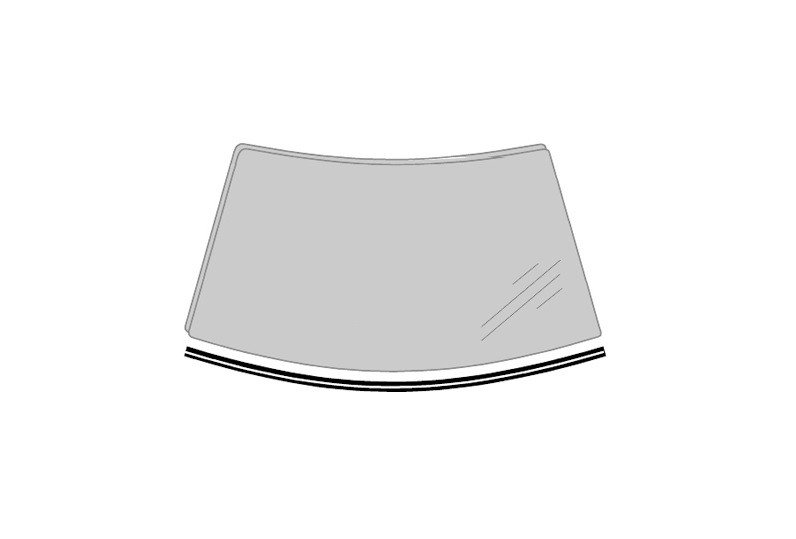 Moldura inferior parabrisas (3 puertas) (Mod. & pluriel)