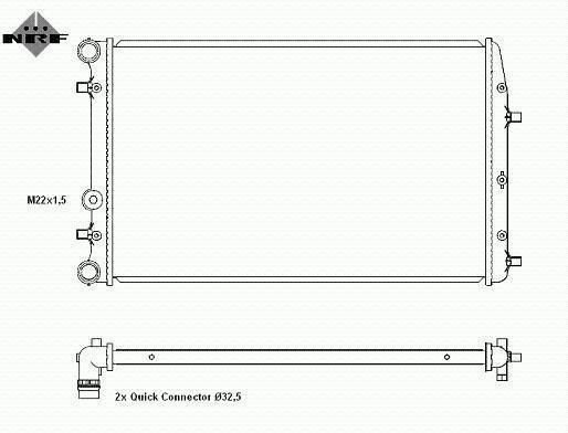 Radiador gasolina y diésel SKODA ROOMSTER  pour SKODA ROOMSTER Radiador gasolina y diésel SKODA ROOMSTER  pour SKODA ROOMSTER