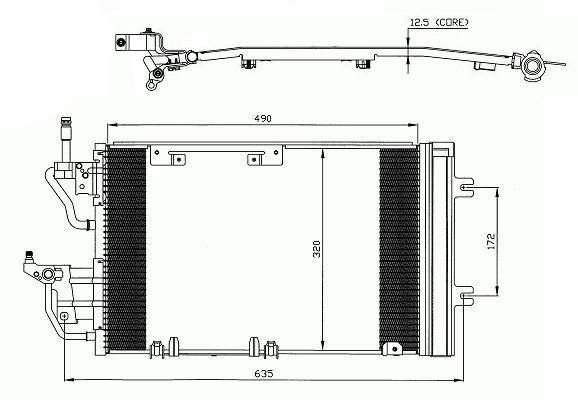Condensador de climatización 1,9L CDTi OPEL ZAFIRA  pour OPEL ZAFIRA Condensador de climatización 1,9L CDTi OPEL ZAFIRA  pour OPEL ZAFIRA