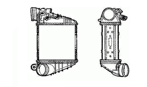 Refrigerador de aire de sobrealimentación VOLKSWAGEN BORA  pour VOLKSWAGEN BORA Refrigerador de aire de sobrealimentación VOLKSWAGEN BORA  pour VOLKSWAGEN BORA