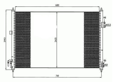 Condensador de climatización NISSAN X-TRAIL  pour NISSAN X-TRAIL Condensador de climatización NISSAN X-TRAIL  pour NISSAN X-TRAIL