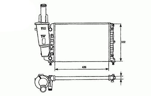 Acceder a la pieza Radiador 1,1L
