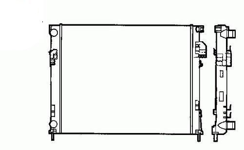 Radiador dCI 100 - dCI 80 NISSAN PRIMASTAR  pour NISSAN PRIMASTAR Radiador dCI 100 - dCI 80 NISSAN PRIMASTAR  pour NISSAN PRIMASTAR