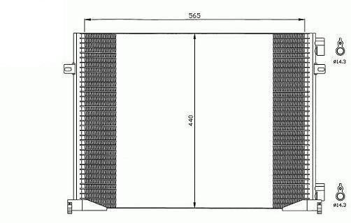 Condensador de climatización 2,0L - dCI 80 - dCI 100 - dCI 140 NISSAN PRIMASTAR Para modelos 2,0L gasolina (motor F4R 720 / F4R 722) - dCI 80 - dCI 100 (motor F9Q760 / F9Q762). Dimensiones: 565x440x16.  pour NISSAN PRIMASTAR Condensador de climatización 2,0L - dCI 80 - dCI 100 - dCI 140 NISSAN PRIMASTAR Para modelos 2,0L gasolina (motor F4R 720 / F4R 722) - dCI 80 - dCI 100 (motor F9Q760 / F9Q762). Dimensiones: 565x440x16.  pour NISSAN PRIMASTAR