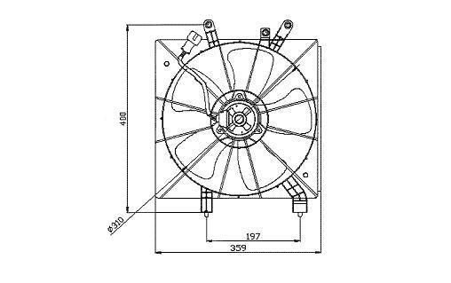 Acceder a la pieza Grupo moto-ventilador 310mm