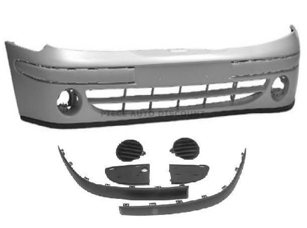 Acceder a la pieza Parachoques delantero imprimado + molduras