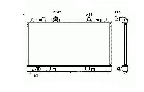 Acceder a la pieza Radiador 1,3L 16v