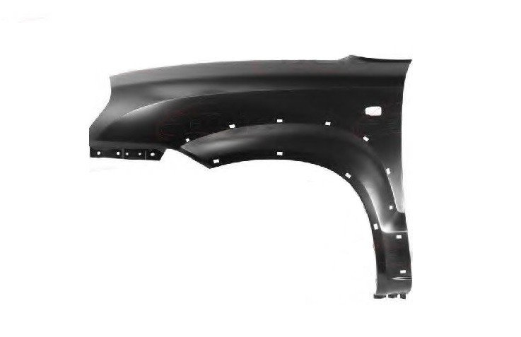 Acceder a la pieza Aleta delantera izquierda + agujeros