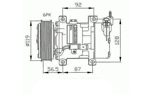 Compresor de climatización CITROEN XSARA PICASSO  pour CITROEN XSARA PICASSO Compresor de climatización CITROEN XSARA PICASSO  pour CITROEN XSARA PICASSO