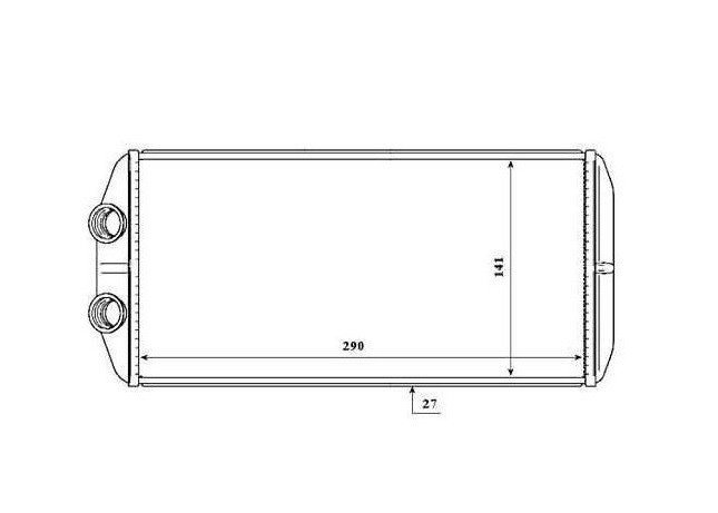 Acceder a la pieza Radiador de calefacción