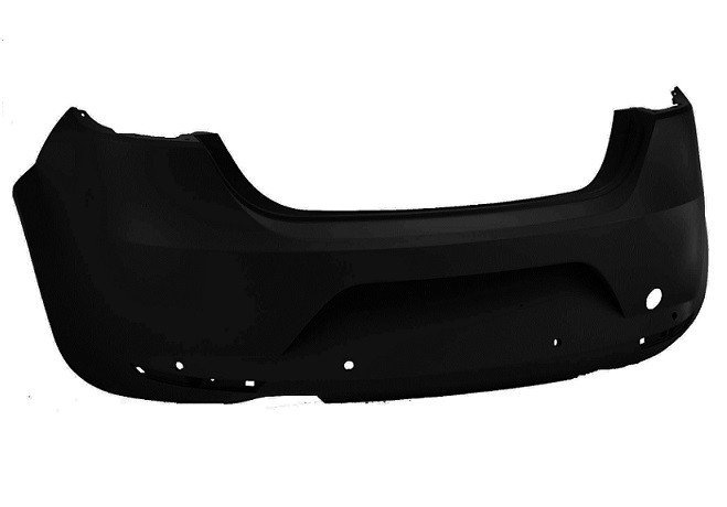 Acceder a la pieza Parachoques trasero imprimado + sensores