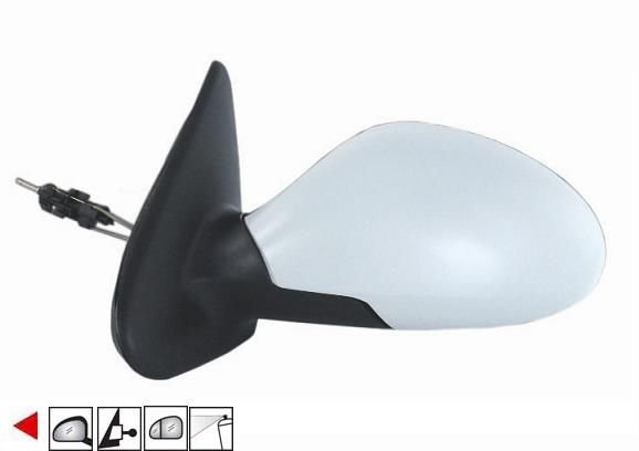 Retrovisor izquierdo mecánico imprimado gran ángulo 02-> SEAT TOLEDO  pour SEAT TOLEDO Retrovisor izquierdo mecánico imprimado gran ángulo 02-> SEAT TOLEDO  pour SEAT TOLEDO