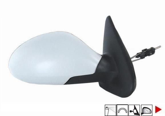 Acceder a la pieza Retrovisor derecho mecánico imprimado 02->