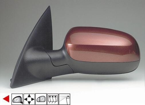 Acceder a la pieza Retrovisor izquierdo eléctrico, térmico, imprimado [gran ángulo]