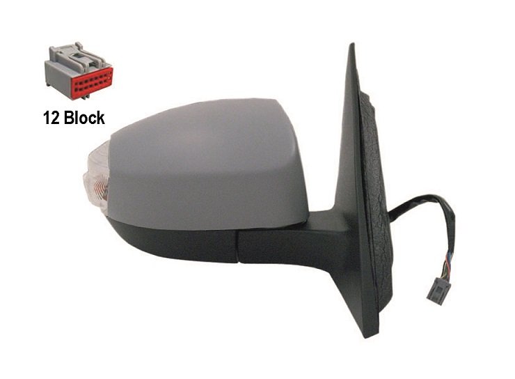 Retrovisor derecho eléctrico, térmico, abatible, imprimado + intermitente + cortesía FORD S-MAX Completo, con carcasa para pintar del color del vehículo, intermitente, luz de cortesía (iluminación del suelo) y cristal convexo. Ajuste interior eléctrico, t pour FORD S-MAX Retrovisor derecho eléctrico, térmico, abatible, imprimado + intermitente + cortesía FORD S-MAX Completo, con carcasa para pintar del color del vehículo, intermitente, luz de cortesía (iluminación del suelo) y cristal convexo. Ajuste interior eléctrico, t pour FORD S-MAX