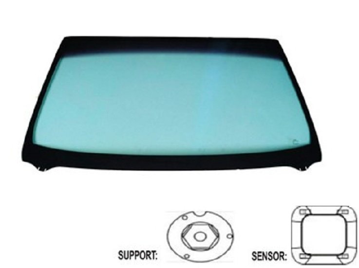 Acceder a la pieza Parabrisas tintado verde control solar + sensor