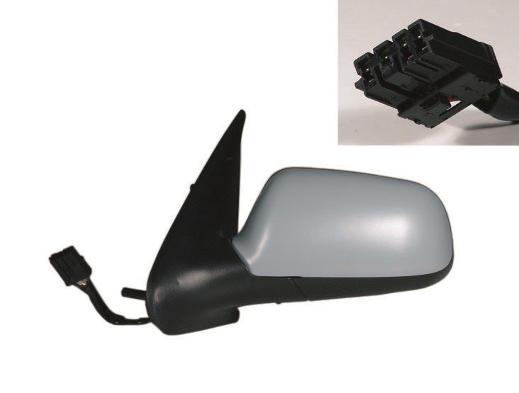 Retrovisor izquierdo eléctrico, térmico, cristal azul, imprimado gran ángulo ->03 CITROEN XSARA Hasta 12/02. Completo, con carcasa para pintar del color del vehículo y cristal asférico (ángulo muerto), azul. Ajuste interior eléctrico, térmico. Conector re pour CITROEN XSARA Retrovisor izquierdo eléctrico, térmico, cristal azul, imprimado gran ángulo ->03 CITROEN XSARA Hasta 12/02. Completo, con carcasa para pintar del color del vehículo y cristal asférico (ángulo muerto), azul. Ajuste interior eléctrico, térmico. Conector re pour CITROEN XSARA