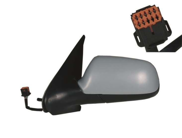 Retrovisor izquierdo eléctrico imprimado gran ángulo ->03 CITROEN XSARA Hasta 12/02. Completo, con carcasa para pintar del color del vehículo y cristal asférico azul (ángulo muerto). Ajuste interior eléctrico, no térmico. Conector cuadrado.  pour CITROEN XSARA Retrovisor izquierdo eléctrico imprimado gran ángulo ->03 CITROEN XSARA Hasta 12/02. Completo, con carcasa para pintar del color del vehículo y cristal asférico azul (ángulo muerto). Ajuste interior eléctrico, no térmico. Conector cuadrado.  pour CITROEN XSARA