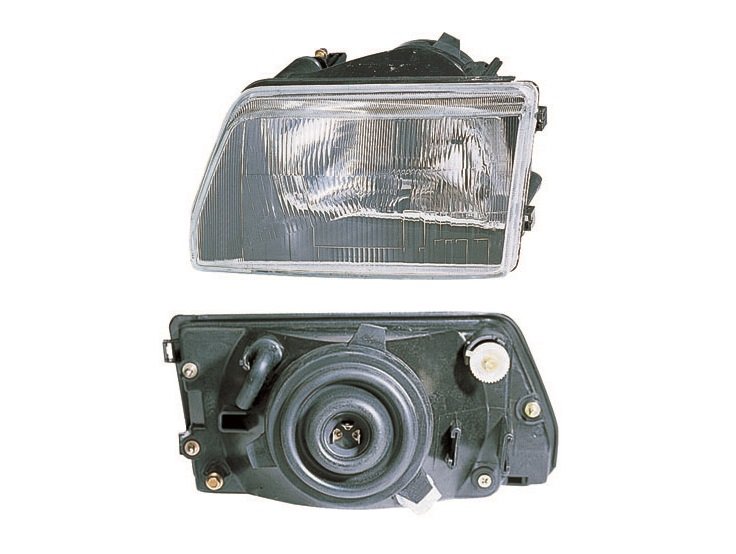 Faro izquierdo H4, carcasa negra