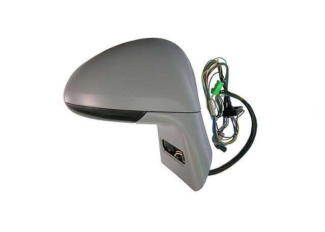 Retrovisor eléctrico derecho, convexo, imprimado
