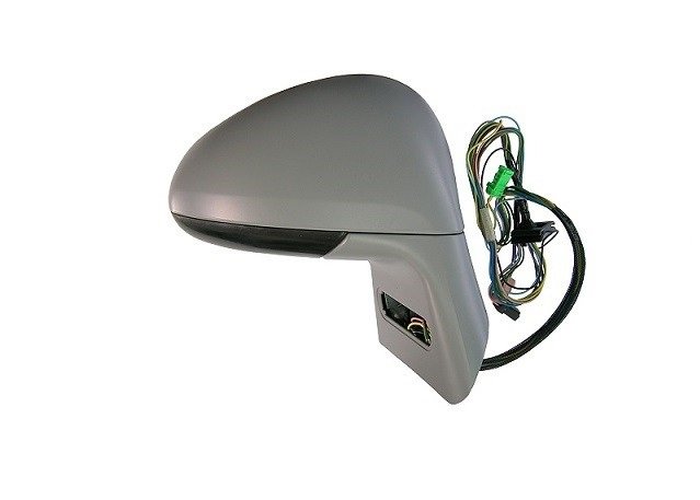 Retrovisor derecho eléctrico, convexo, térmico, imprimado