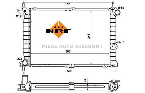 Acceder a la pieza Radiador 1.7L TD - 1.7L TDS Acceder a la pieza Radiador 1.7L TD - 1.7L TDS