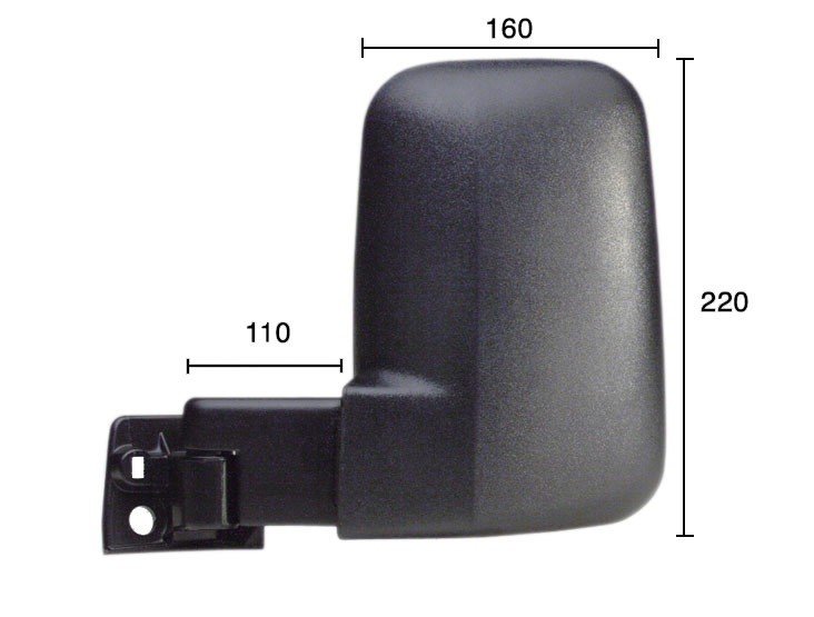 Acceder a la pieza Retrovisor izquierdo manual [Corto]