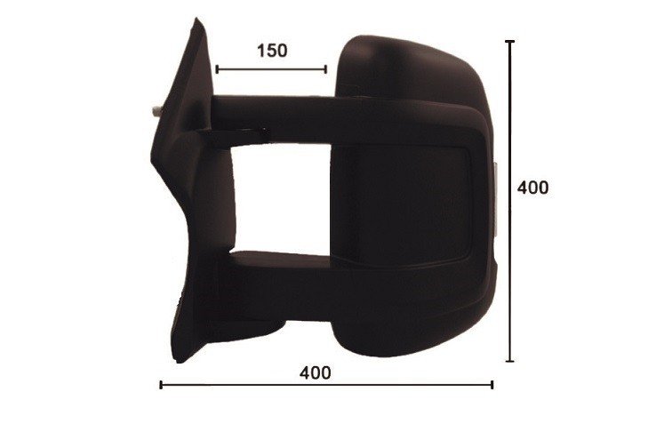 Acceder a la pieza Retrovisor manual izquierdo, convexo, con intermitente (16W), sonda (4 pines) (medio)