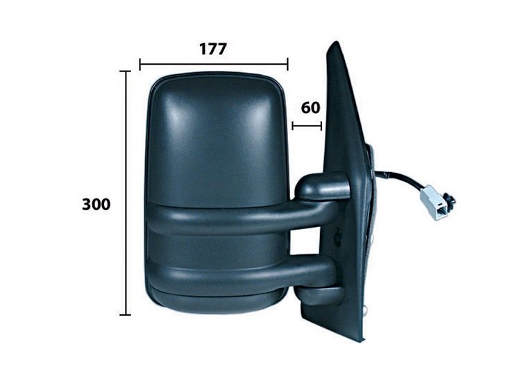Retrovisor derecho eléctrico, térmico Corto NISSAN INTERSTAR  pour NISSAN INTERSTAR Retrovisor derecho eléctrico, térmico Corto NISSAN INTERSTAR  pour NISSAN INTERSTAR