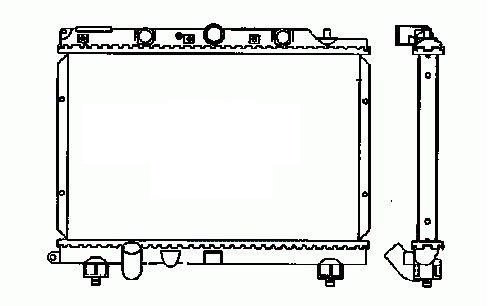 Acceder a la pieza Radiador 2,0L D/DT CLIM 509x320x32