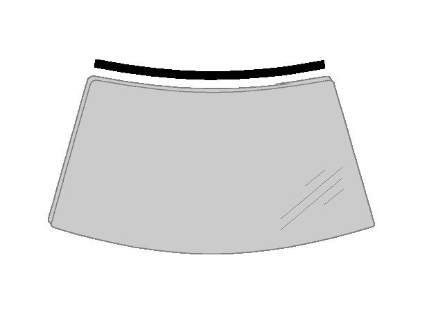 Acceder a la pieza Moldura parabrisas superior