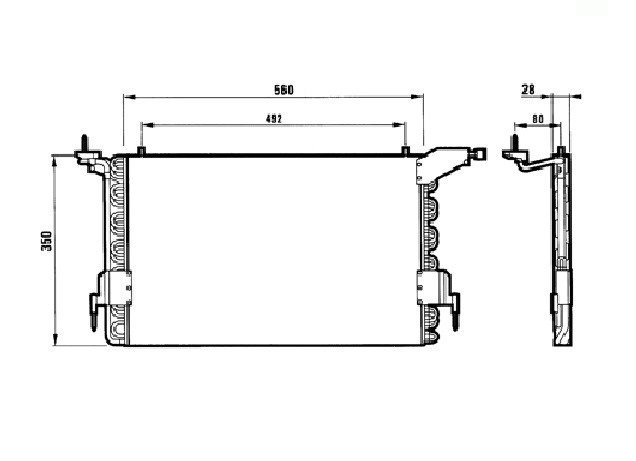 Acceder a la pieza Condensador de climatización gasolina