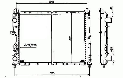 Acceder a la pieza Radiador 1,1L/1,4L/1,6L/1,8L/2,0L gasolina