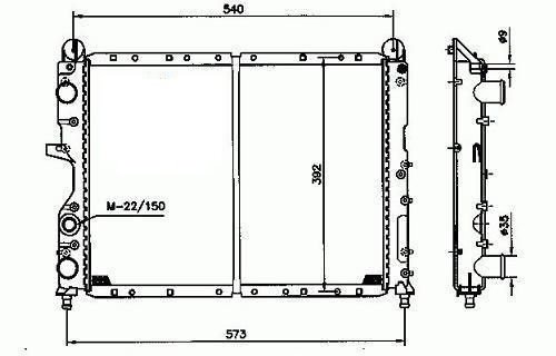 Acceder a la pieza Radiador 1,6L/1,8L/2,0L gasolina