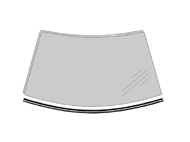 Moldura inferior parabrisas