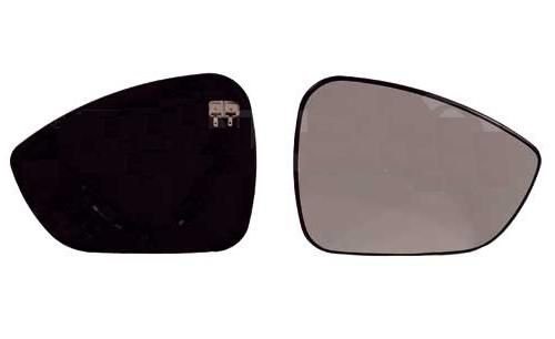 Cristal + soporte retrovisor derecho térmico 09->