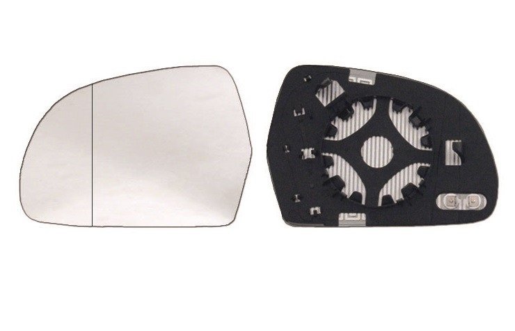 Cristal + soporte retrovisor izquierdo térmico gran ángulo (desde 2008) AUDI A3 Asférico (ángulo muerto), térmico. Completo con soporte. Encaje a presión (montaje idéntico al original).  pour AUDI A3  Cristal + soporte retrovisor izquierdo térmico gran ángulo (desde 2008) AUDI A3 Asférico (ángulo muerto), térmico. Completo con soporte. Encaje a presión (montaje idéntico al original).  pour AUDI A3